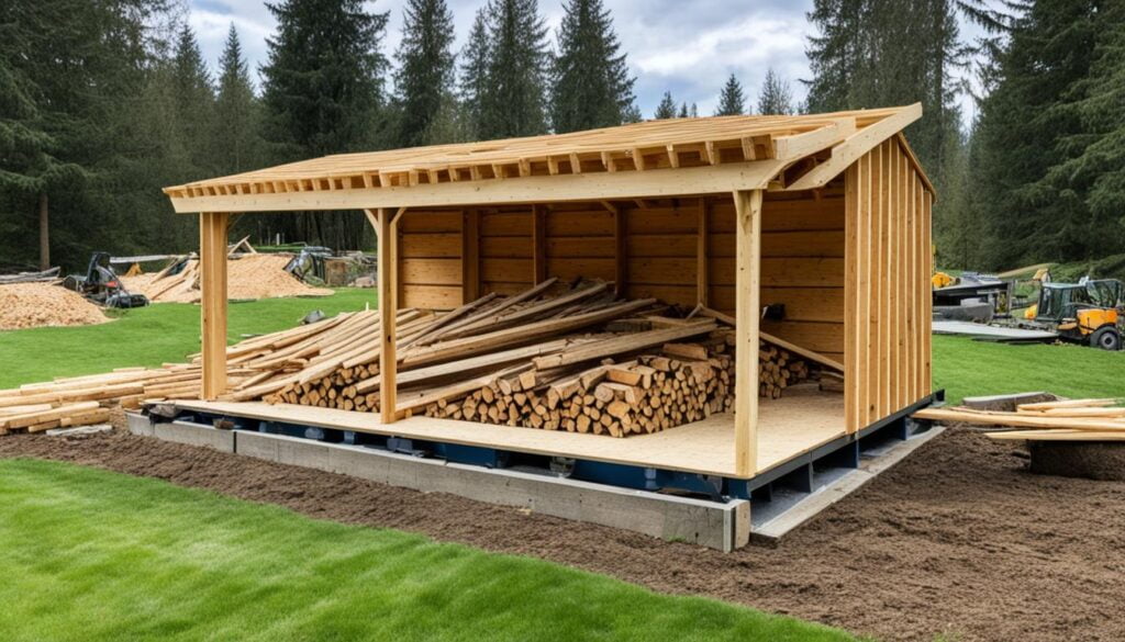 is it cheaper to buy or build a wood shed?
